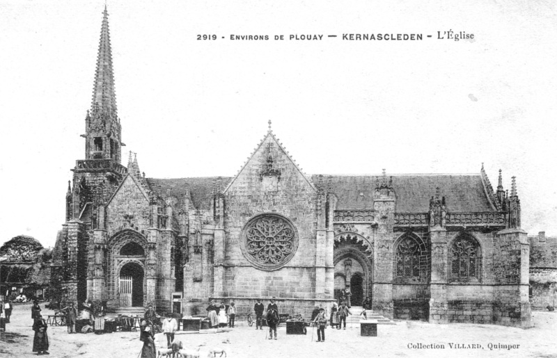 Eglise de Kernascléden (Bretagne).