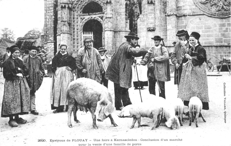 Ville de Kernasclden (Bretagne).