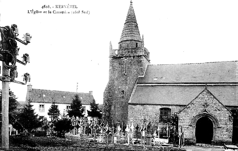 Eglise de Kernevel (Bretagne).