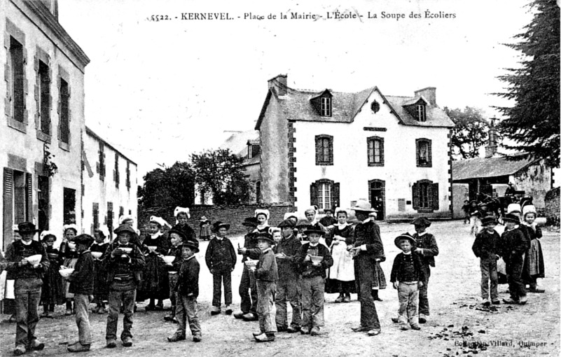 Ville de Kernevel (Bretagne).