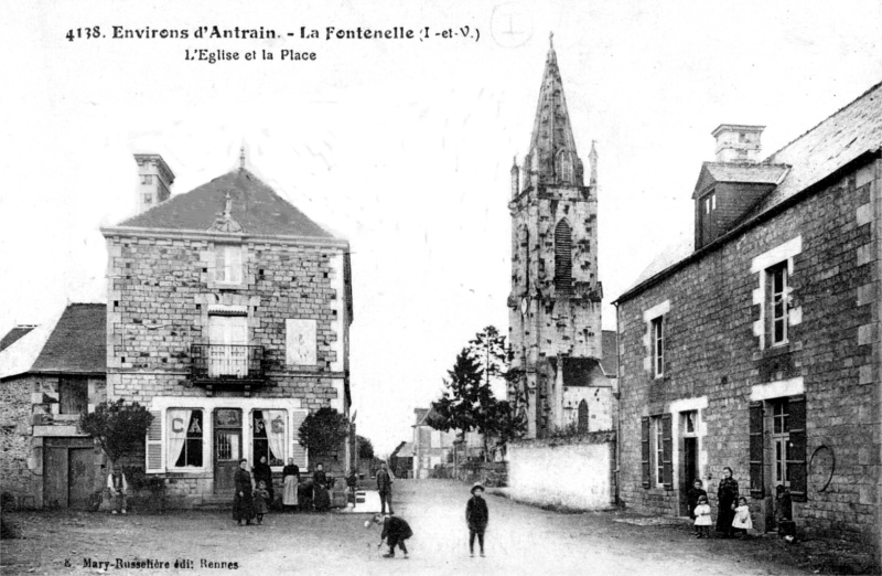 Eglise de La Fontenelle (Bretagne).