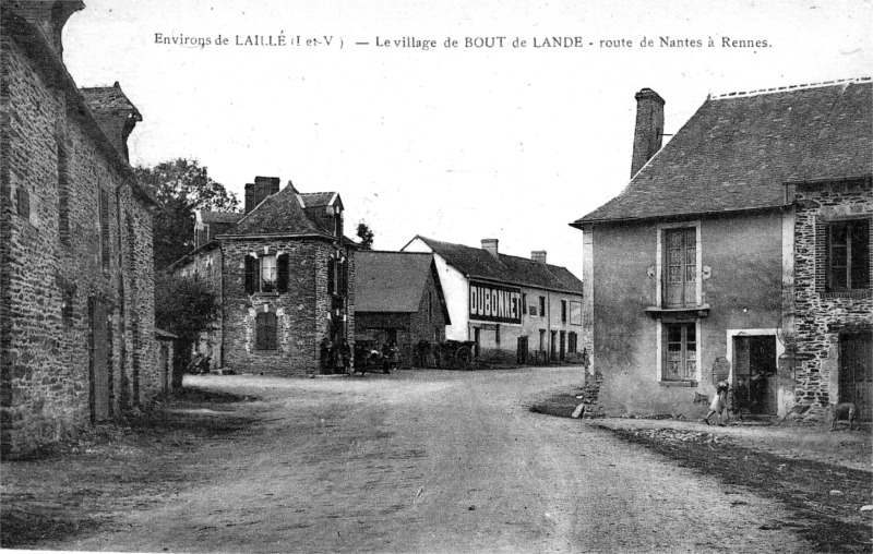 Ville de Laillé (Bretagne).