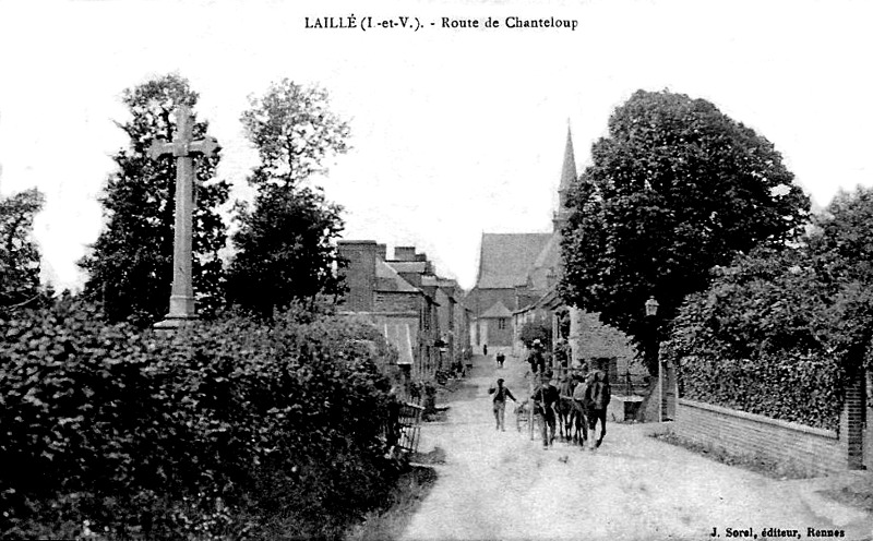 Ville de Laillé (Bretagne).