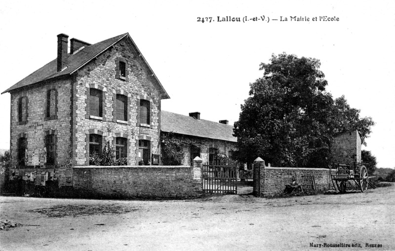 Ville de Lalleu (Bretagne).