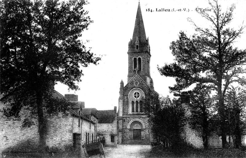 Ville de Lalleu (Bretagne).