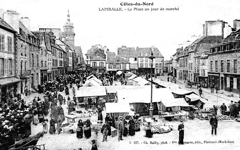 Ville de Lamballe (Bretagne).