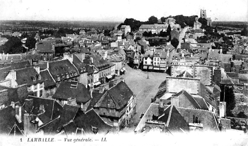 Ville de Lamballe (Bretagne).