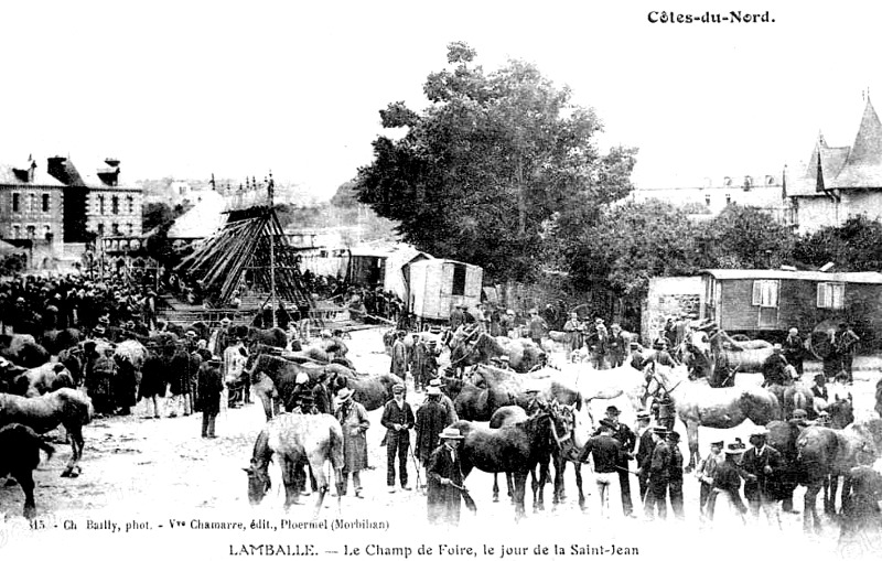 Ville de Lamballe (Bretagne).