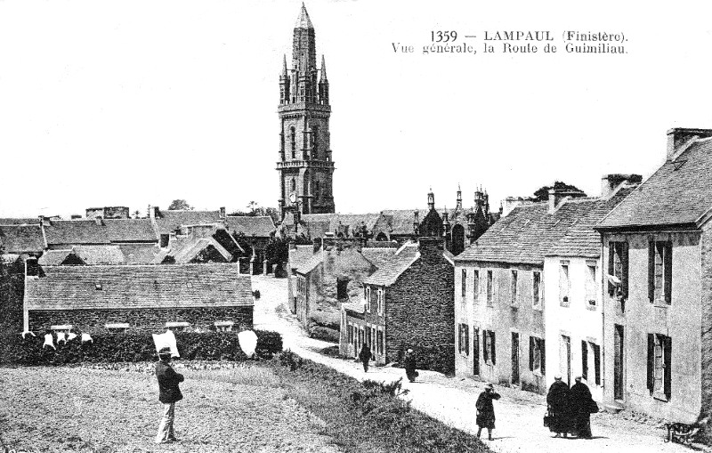 Ville de Lampaul-Guimiliau (Bretagne).