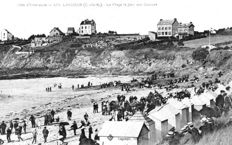 Plage de Lancieux (Bretagne).