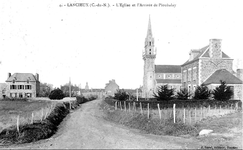 Ville de Lancieux (Bretagne).