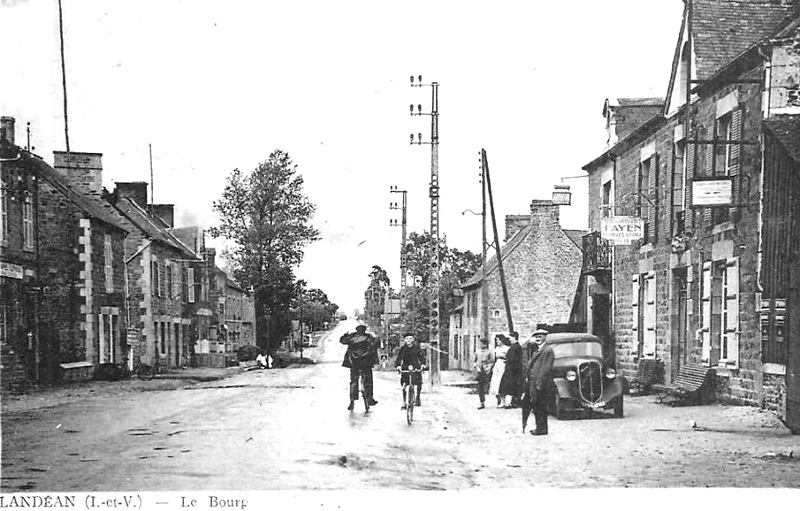 Ville de Landan (Bretagne).