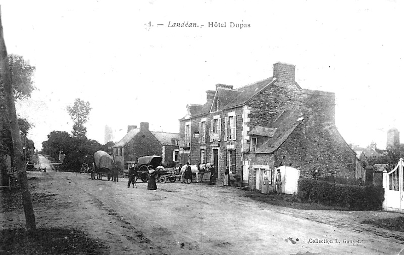 Ville de Landan (Bretagne).