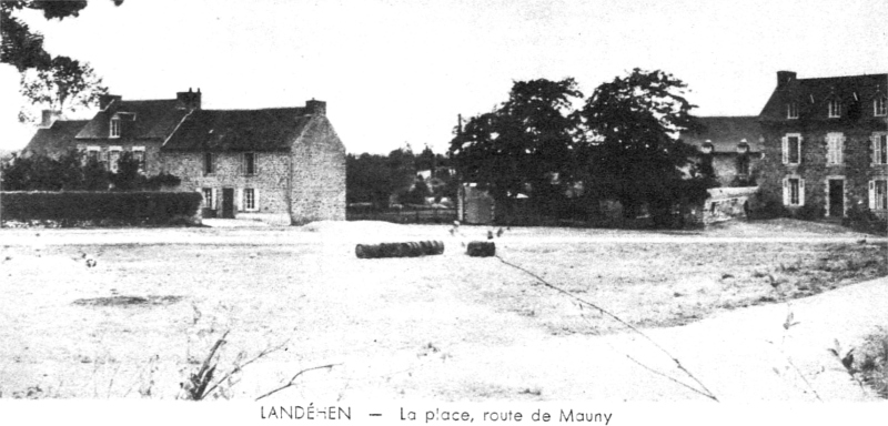 Ville de Landhen (Bretagne).