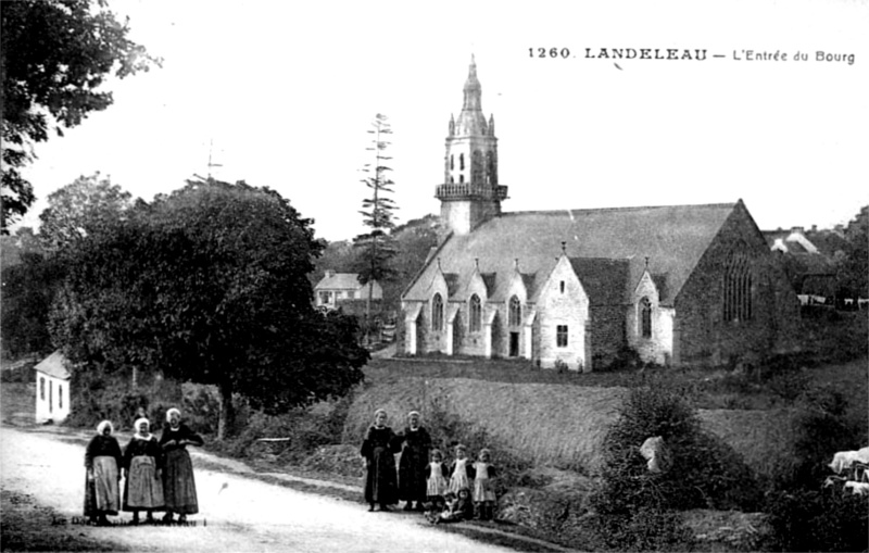 Ville de Landeleau (Bretagne).