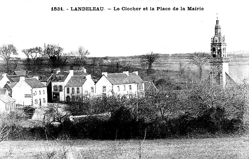 Ville de Landeleau (Bretagne).