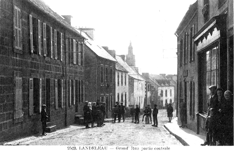 Ville de Landeleau (Bretagne).