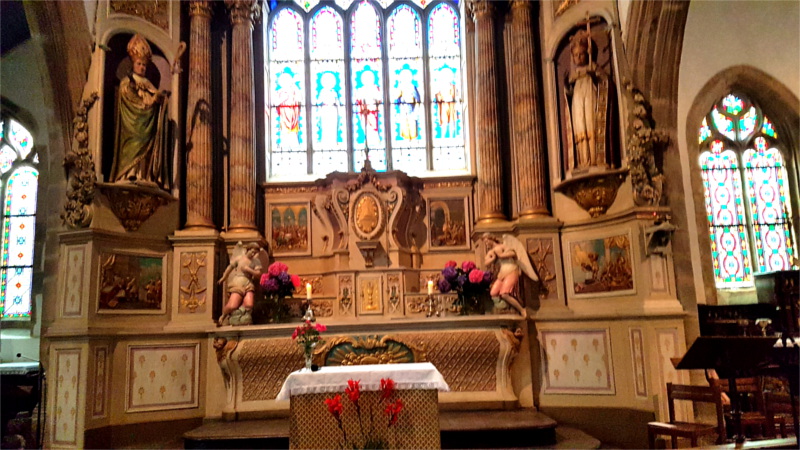 Eglise Saint-Thomas de Landerneau (Bretagne).