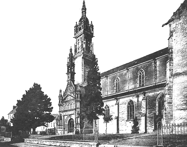 Eglise Saint-Houardon de Landerneau (Bretagne).