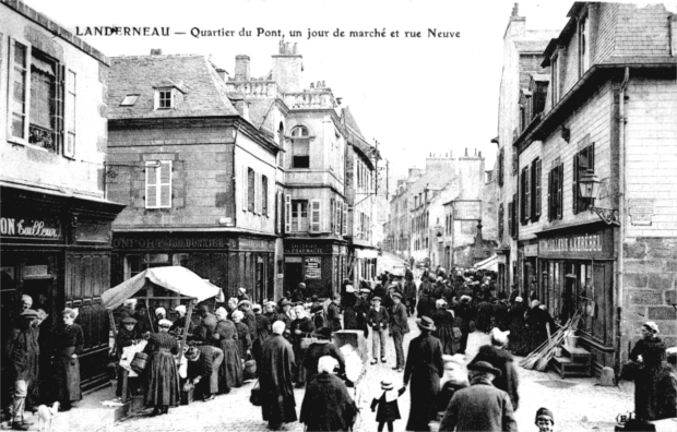 Marché de Landerneau (Bretagne).