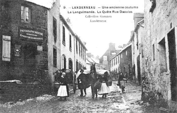 La Languimanée à Landerneau (Bretagne).