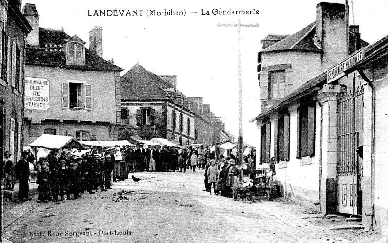 Ville de Landvant (Bretagne).