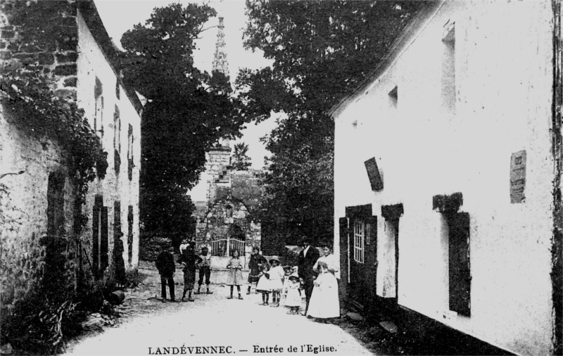 Ville de Landvennec (Bretagne).