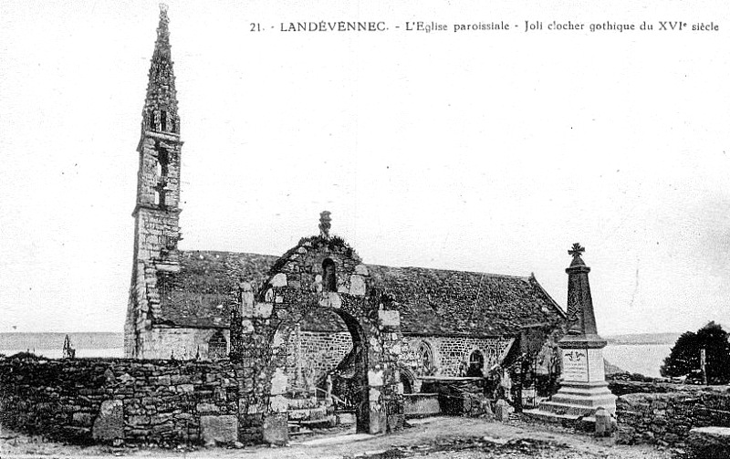 Eglise de Landévennec (Bretagne).