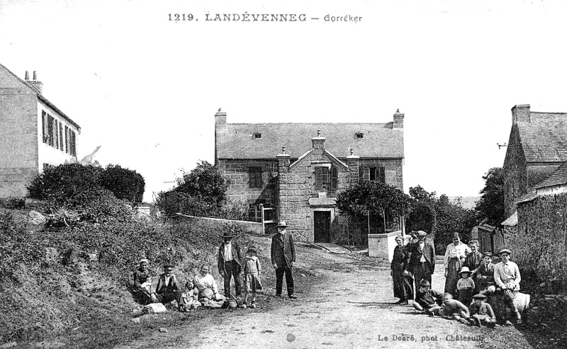 Ville de Landvennec (Bretagne).