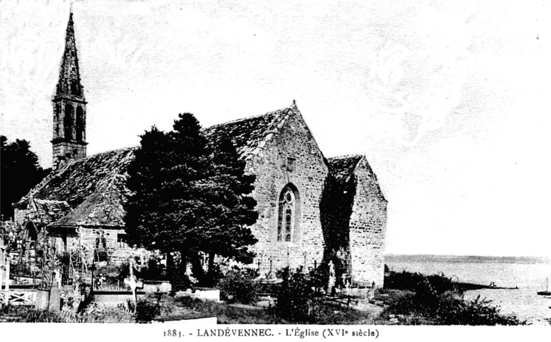 Eglise de Landvennec (Bretagne).