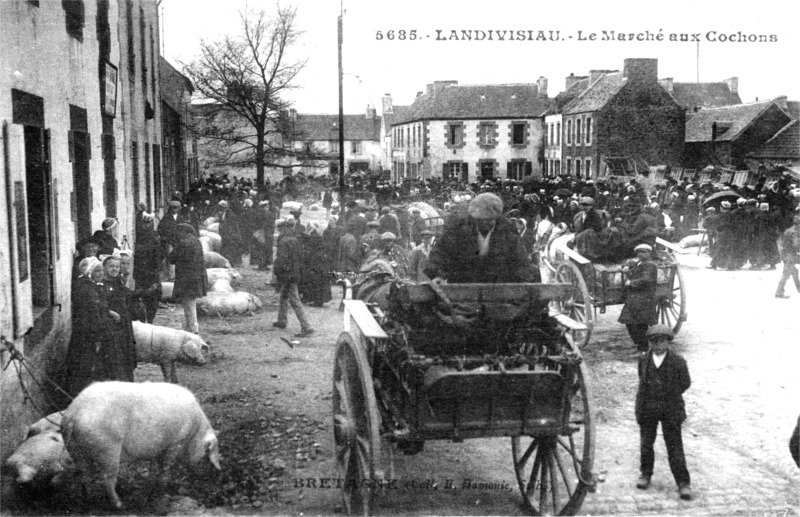 Ville de Landivisiau (Bretagne).