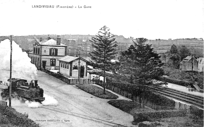 Gare de Landivisiau (Bretagne).