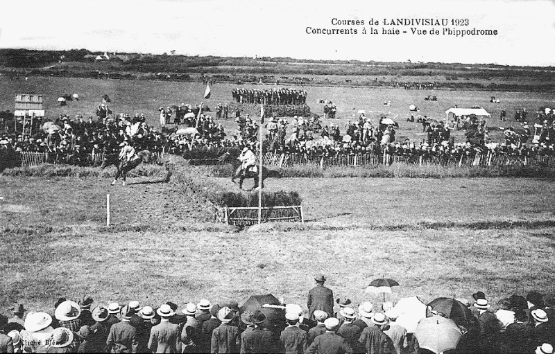 Hippodrome de Landivisiau (Bretagne).