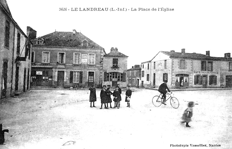 Ville du Landreau (Bretagne). 