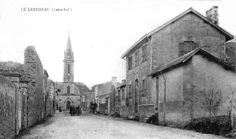 Ville du Landreau (Bretagne). 