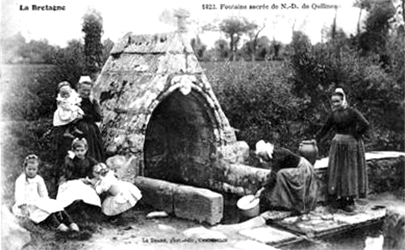 Fontaine de Landrvarzec (Bretagne).