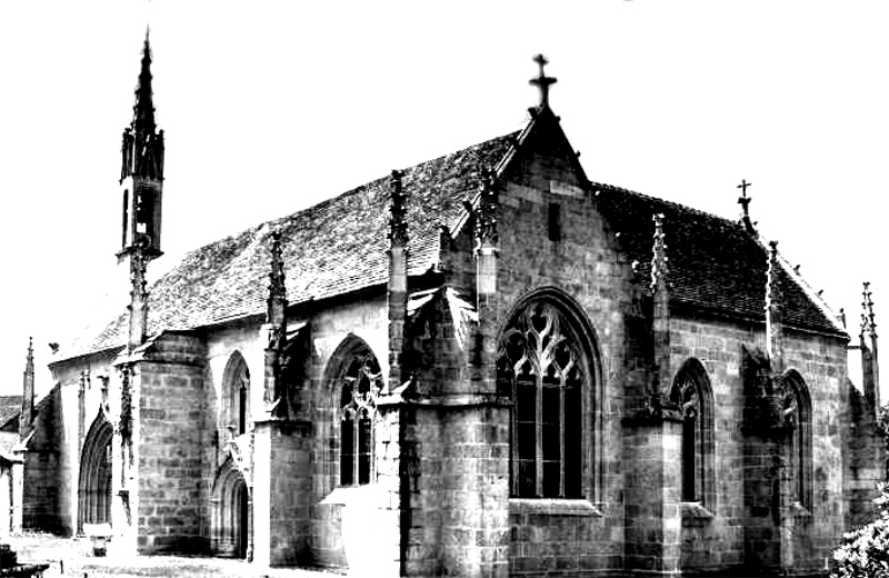 Chapelle Notre-Dame de Quilinen en Landrvarzec (Bretagne).