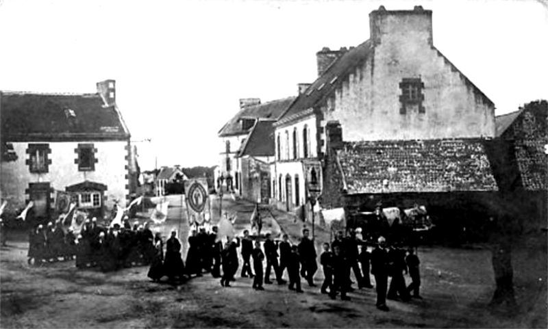 Ville de Landudec (Bretagne).