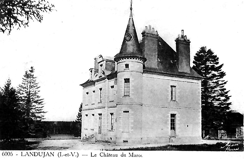 Chteau de Landujan (Bretagne).