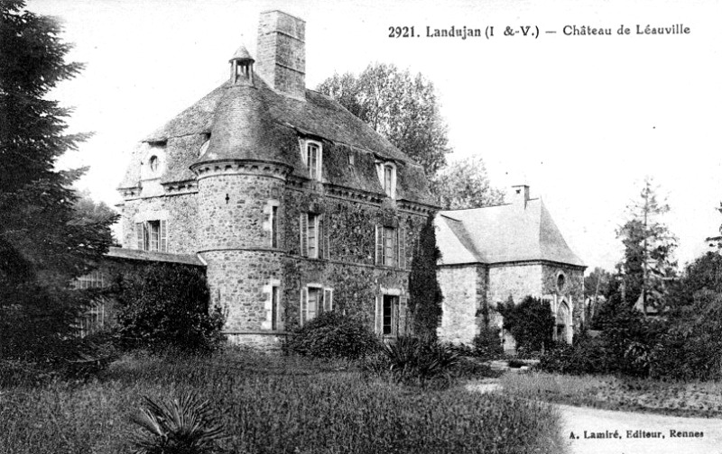Chteau de Landujan (Bretagne).