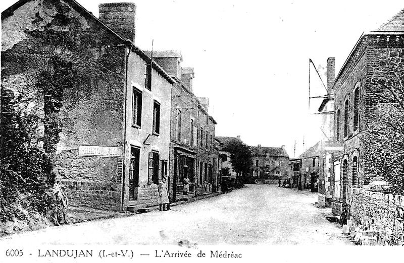 Ville de Landujan (Bretagne).
