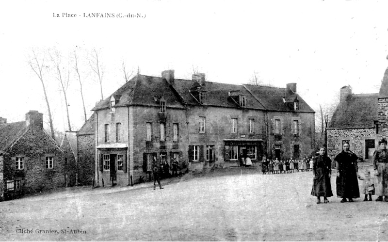 Ville de Lanfains (Bretagne).