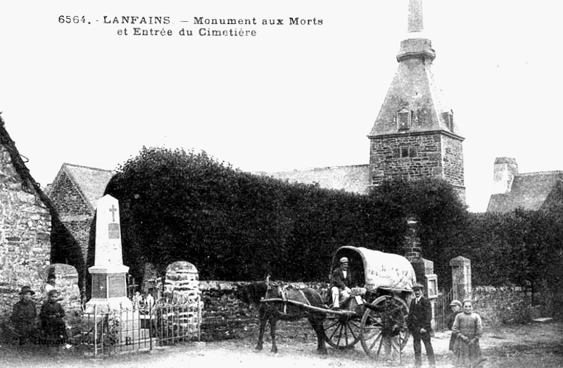 Eglise de Lanfains (Bretagne).