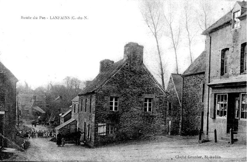 Ville de Lanfains (Bretagne).