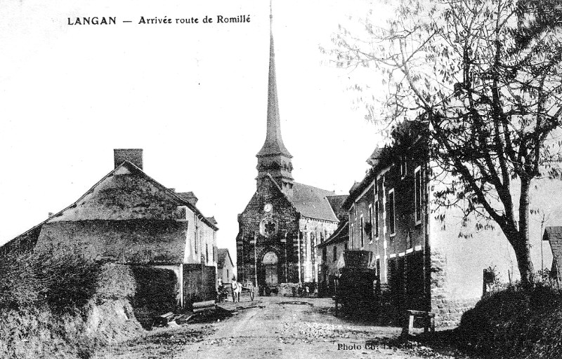 Ville de Langan (Bretagne).