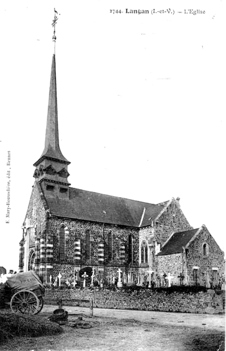 Eglise de Langan (Bretagne).