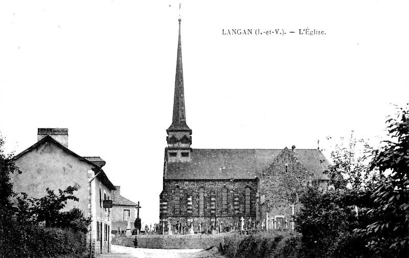 Ville de Langan (Bretagne).