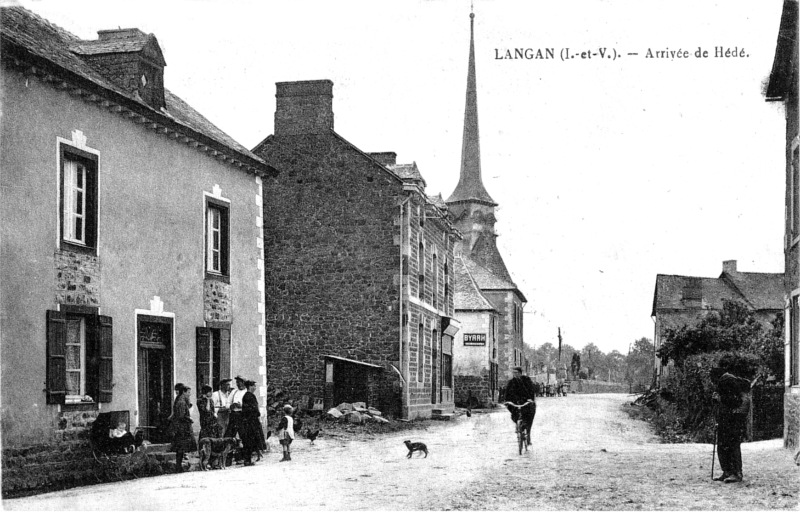 Ville de Langan (Bretagne).