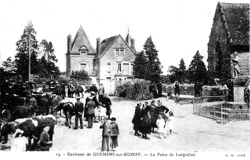 Ville de Langoëlan (Bretagne).
