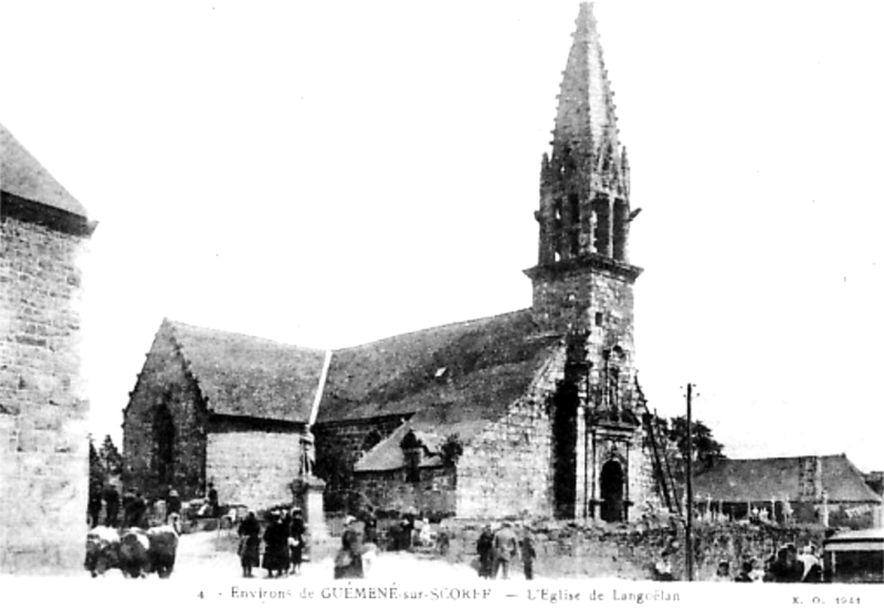 Eglise de Langoëlan (Bretagne).